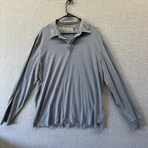 True Grit Shirts Co Original Utility Henley Durable Wear Mens Large Oversized